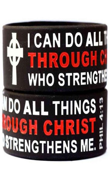 300pcs i can do all things through christ philippians 413 wristbands silicone bracelets9266900, Black
300pcs i can do all things through christ philippians 413 wristbands silicone bracelets9266900, Black