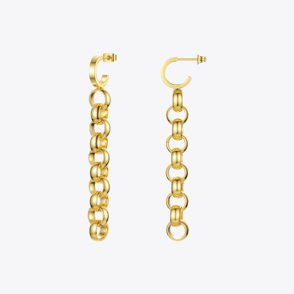 knot enfashion bunch circle drop earrings for women gold color stainless steel long tassel earings fashion jewelry pendientes e201180, Silver
knot enfashion bunch circle drop earrings for women gold color stainless steel long tassel earings fashion jewelry pendientes e201180, Silver