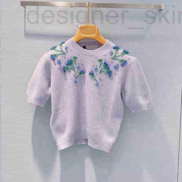 women's knits & tees designer spring new beaded sweater short sleeve thin diamond round neck lavender qm8q, White
women's knits & tees designer spring new beaded sweater short sleeve thin diamond round neck lavender qm8q, White