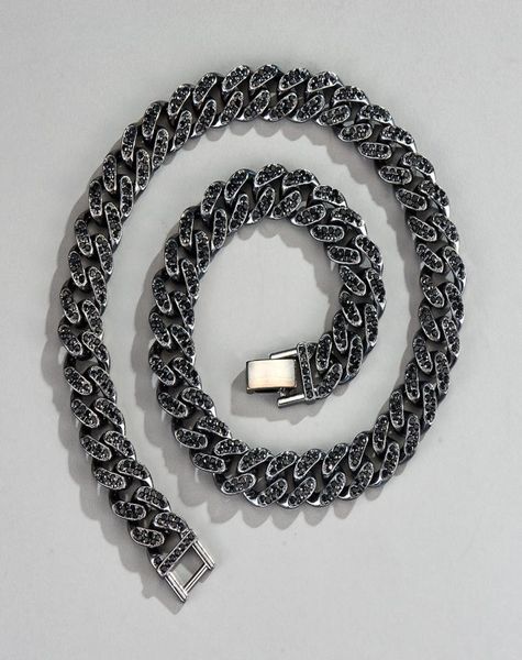 new fashion hip hop tennis cuban necklace jewelry bling liced out black rhinestone alloy bold cuban chain hiphop bracelet anklet s7567007
new fashion hip hop tennis cuban necklace jewelry bling liced out black rhinestone alloy bold cuban chain hiphop bracelet anklet s7567007