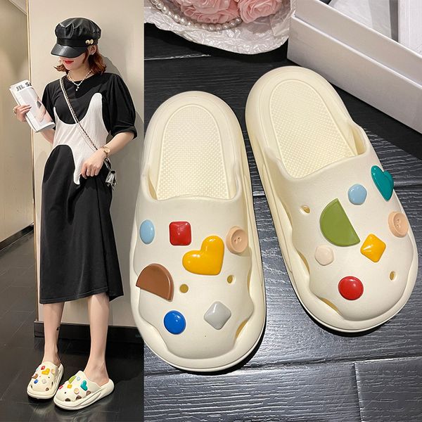 slippers dongdong shoes for women in summer wearing thick soles outside of home semi trailer anti slip cute cartoon 230520, Black
slippers dongdong shoes for women in summer wearing thick soles outside of home semi trailer anti slip cute cartoon 230520, Black