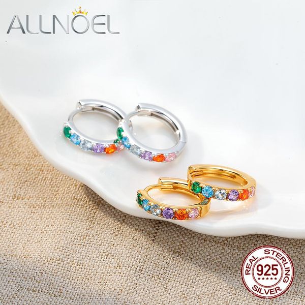 huggie allnoel 925 sterling silver hoop earrings women colorful rainbow zircon cz small circle pendientes mujer fashion fine jewelry, Golden;silver
huggie allnoel 925 sterling silver hoop earrings women colorful rainbow zircon cz small circle pendientes mujer fashion fine jewelry, Golden;silver
