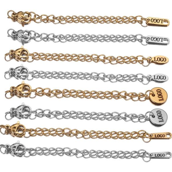 necklaces 50pcs laser custom name stainlesssteel extended tail chain lobster clasps diy jewelry making bracelet necklace wholesale, Silver
necklaces 50pcs laser custom name stainlesssteel extended tail chain lobster clasps diy jewelry making bracelet necklace wholesale, Silver