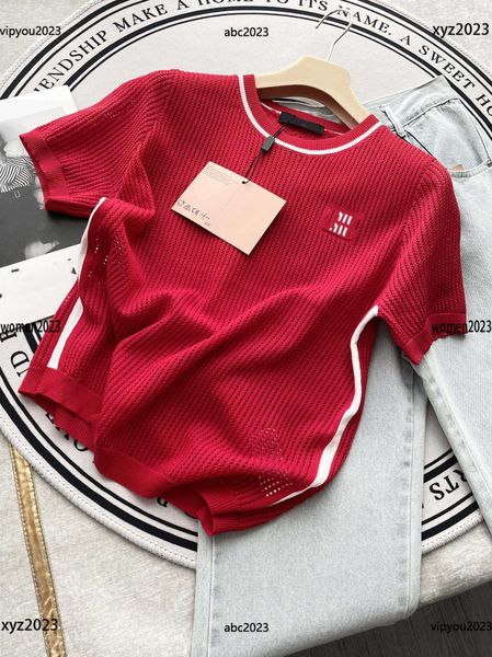 women's knit shirt white stripe stitching design cardigan mesh hollowed out round neck knit t-shirt #multiple product
women's knit shirt white stripe stitching design cardigan mesh hollowed out round neck knit t-shirt #multiple product