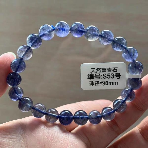 bangle natural blue dichroite cordierite iolite stone stretch bracelet 7mm 8mm 9mm women charm crystal bead bracelet aaaaa, Black
bangle natural blue dichroite cordierite iolite stone stretch bracelet 7mm 8mm 9mm women charm crystal bead bracelet aaaaa, Black