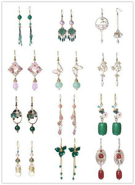 knot chinese classical style vintage 925 silver pin orange jade stone long tassel earrings for full dress cheongsam
knot chinese classical style vintage 925 silver pin orange jade stone long tassel earrings for full dress cheongsam