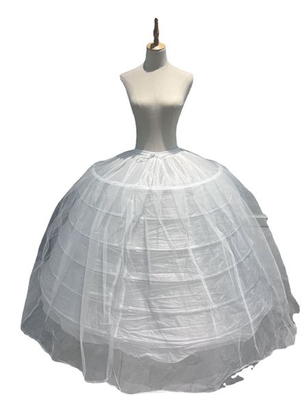 bridal wedding dress six rings thickened large diameter skirt support super 6 steel 1 yarn adjustable underskirt, White
bridal wedding dress six rings thickened large diameter skirt support super 6 steel 1 yarn adjustable underskirt, White