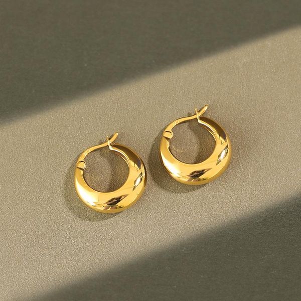 huggie 1pair dia. 12mm 18k gold 925 sterling silver smooth lucky big circle geometric loop hoop huggie earrings jewelry tle1027, Golden;silver
huggie 1pair dia. 12mm 18k gold 925 sterling silver smooth lucky big circle geometric loop hoop huggie earrings jewelry tle1027, Golden;silver