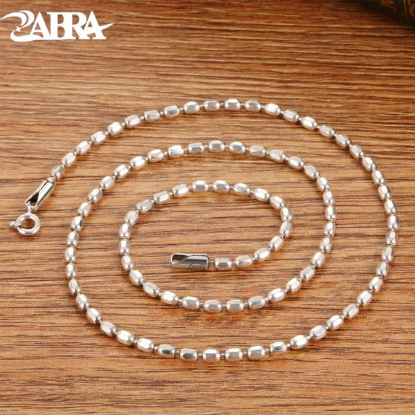 necklaces zabra 925 sterling silver rice shape necklace bamboo festival men women 3mm 50/55/60cm punk wedding party lover simple jewelry
necklaces zabra 925 sterling silver rice shape necklace bamboo festival men women 3mm 50/55/60cm punk wedding party lover simple jewelry
