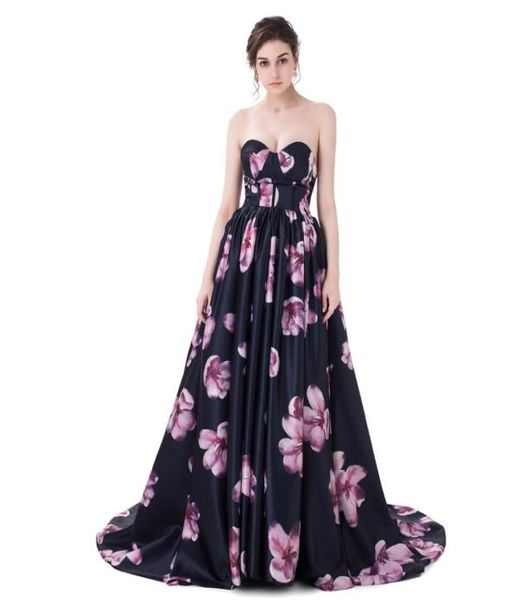 prom dresses with flower pattern romantic prom dresses illusion neckline printed chaple train lace up back evening gown cmw00141948350, Black
prom dresses with flower pattern romantic prom dresses illusion neckline printed chaple train lace up back evening gown cmw00141948350, Black