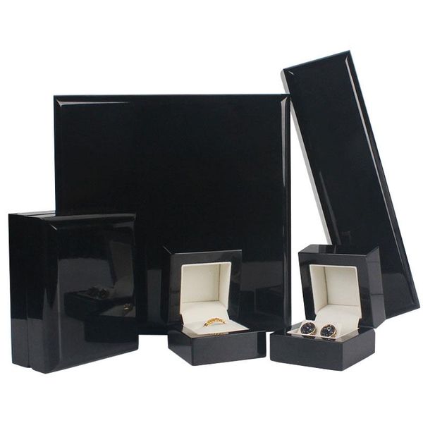 boxes high gloss piano lacquer finish wood wedding ring earrings jewelry box small luxury jewellery gift storage display case, Black;white
boxes high gloss piano lacquer finish wood wedding ring earrings jewelry box small luxury jewellery gift storage display case, Black;white