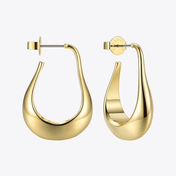 huggie enfashion geometric irregular hoop earrings simple circle hoops small water droplets earings for women pendientes aros ec191028, Golden;silver
huggie enfashion geometric irregular hoop earrings simple circle hoops small water droplets earings for women pendientes aros ec191028, Golden;silver