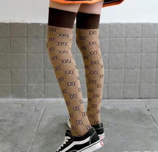 multicolor womens cotton socks luxury letter print women long stocking fashion girls over knee sock 012553, Black
multicolor womens cotton socks luxury letter print women long stocking fashion girls over knee sock 012553, Black