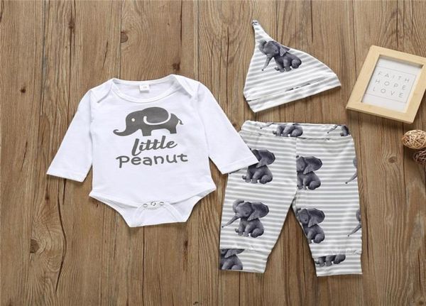 baby kids clothes set small elephant letters long sleeves jumpsuitselephant striped trousershat 3 pieces sets kids designer clot5546901, White
baby kids clothes set small elephant letters long sleeves jumpsuitselephant striped trousershat 3 pieces sets kids designer clot5546901, White
