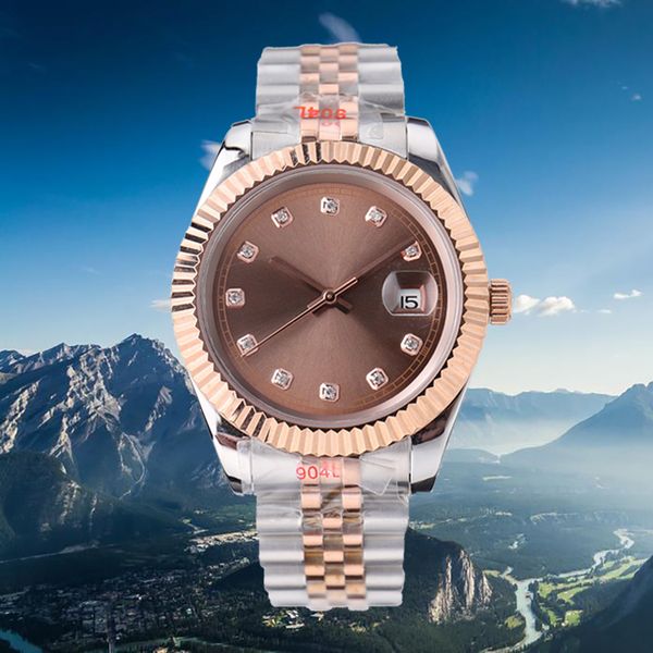 womens luxury watches 41 36mm mechanical automatic mechanical bezel stainless steel lovers sapphire folding buckle watch waterproof luminous, Slivery;brown
womens luxury watches 41 36mm mechanical automatic mechanical bezel stainless steel lovers sapphire folding buckle watch waterproof luminous, Slivery;brown
