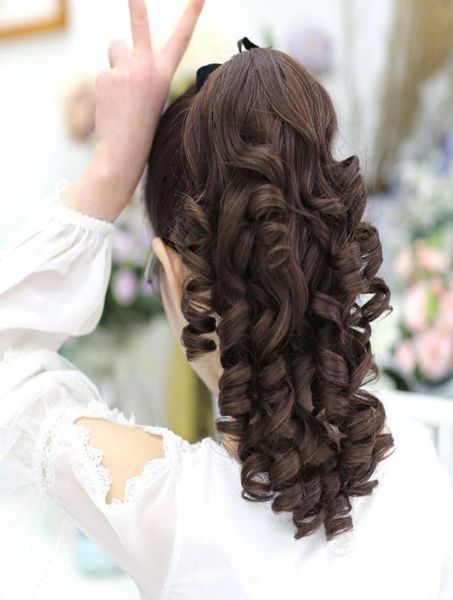 short curly ponytails clip in fake hair extensions natual clip in hair tails heat resistant synthetic ponytail hairpieces3425954, Black
short curly ponytails clip in fake hair extensions natual clip in hair tails heat resistant synthetic ponytail hairpieces3425954, Black