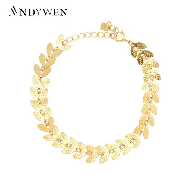 bangle andywen 2021 new 925 sterling silver leafs charm bracelet women fashion crystal special chain jewelry for girl thick largegift, Black
bangle andywen 2021 new 925 sterling silver leafs charm bracelet women fashion crystal special chain jewelry for girl thick largegift, Black