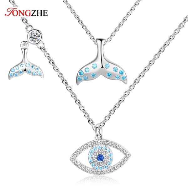 necklaces tongzhe charm 925 sterling silver luck blue evil eye necklace fishtail crystal eye choker necklace for women turkey jewelry
necklaces tongzhe charm 925 sterling silver luck blue evil eye necklace fishtail crystal eye choker necklace for women turkey jewelry