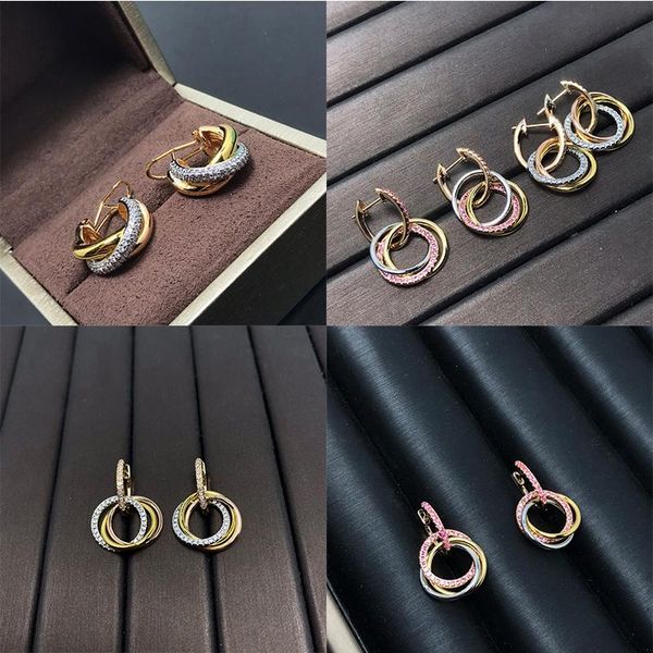 stud 2022 new three color three ring earrings hypoallergenic fashion gifts for women birthday valentine's day jewelry gifts, Golden;silver
stud 2022 new three color three ring earrings hypoallergenic fashion gifts for women birthday valentine's day jewelry gifts, Golden;silver
