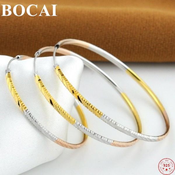 huggie bocai real s925 sterling silver earrings for women big earcircle color earbobs 2021 new fashion women's ear jewelry, Golden;silver
huggie bocai real s925 sterling silver earrings for women big earcircle color earbobs 2021 new fashion women's ear jewelry, Golden;silver