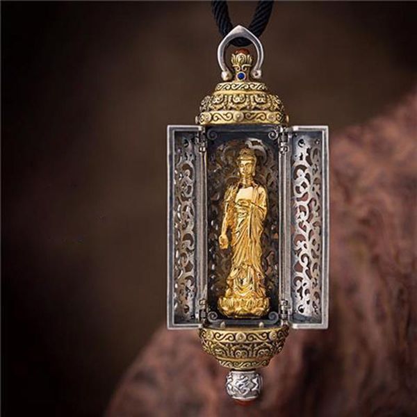 necklaces flower seed buddha gawu box silver pendant national tide personality pendant men and women amitabha amulet necklace
necklaces flower seed buddha gawu box silver pendant national tide personality pendant men and women amitabha amulet necklace