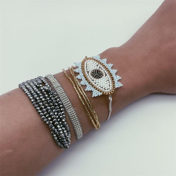 bangle zhongvi miyuki bracelets for women boho jewelry evil eye bracelet fashion 2021 beads hand woven pulseras jewellery wholesale, Black
bangle zhongvi miyuki bracelets for women boho jewelry evil eye bracelet fashion 2021 beads hand woven pulseras jewellery wholesale, Black
