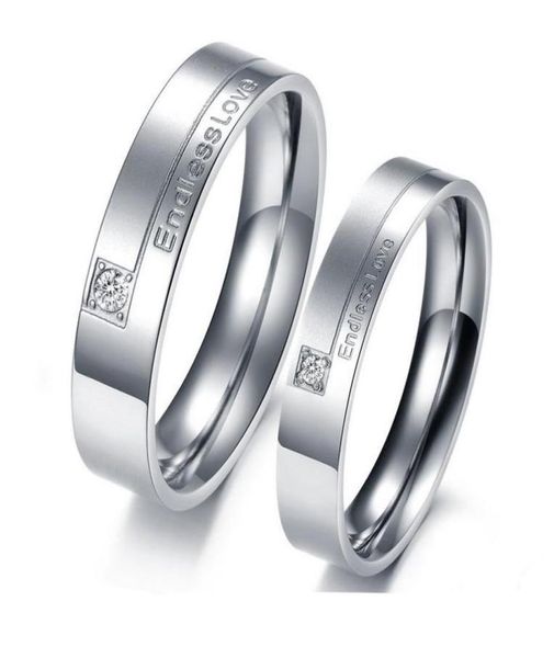 couples promise rings quotendless lovequot men women039s stainless steel engagement wedding band with shiny cz crystal inla7261705, Silver
couples promise rings quotendless lovequot men women039s stainless steel engagement wedding band with shiny cz crystal inla7261705, Silver