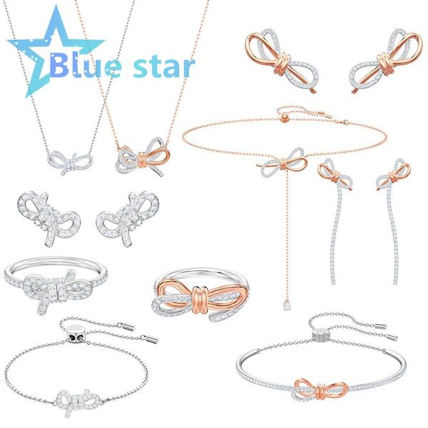 necklaces swa newshe gifts for new year 2022 trends women's jewelry store austrian crystal jewelry bowknot earrings banquet necklace, Silver
necklaces swa newshe gifts for new year 2022 trends women's jewelry store austrian crystal jewelry bowknot earrings banquet necklace, Silver