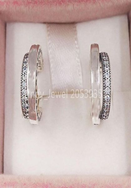 authentic 925 sterling silver studs pave double hoop earrings fits european pandora style studs jewelry 299056c011878278, Golden;silver
authentic 925 sterling silver studs pave double hoop earrings fits european pandora style studs jewelry 299056c011878278, Golden;silver