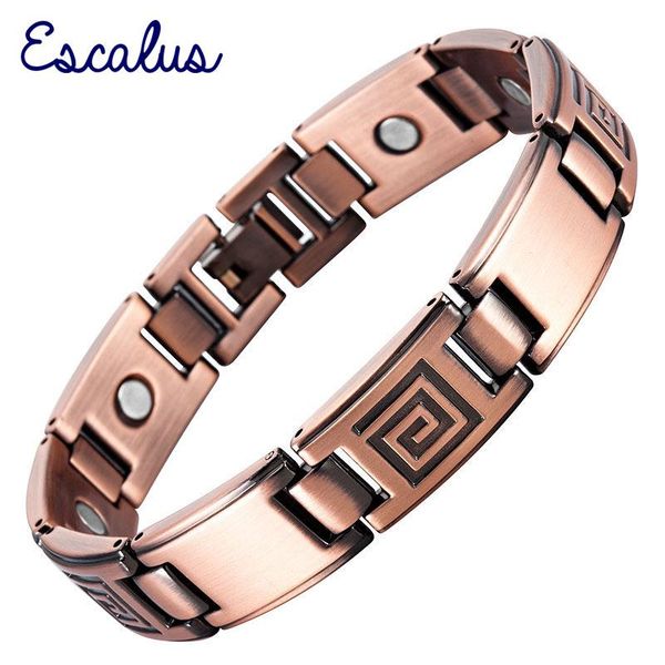 bangle escalus maze pattern chain magnetic men bracelet for men antique copper plating wristband bio gift gentlemen charm bracelets, Black
bangle escalus maze pattern chain magnetic men bracelet for men antique copper plating wristband bio gift gentlemen charm bracelets, Black