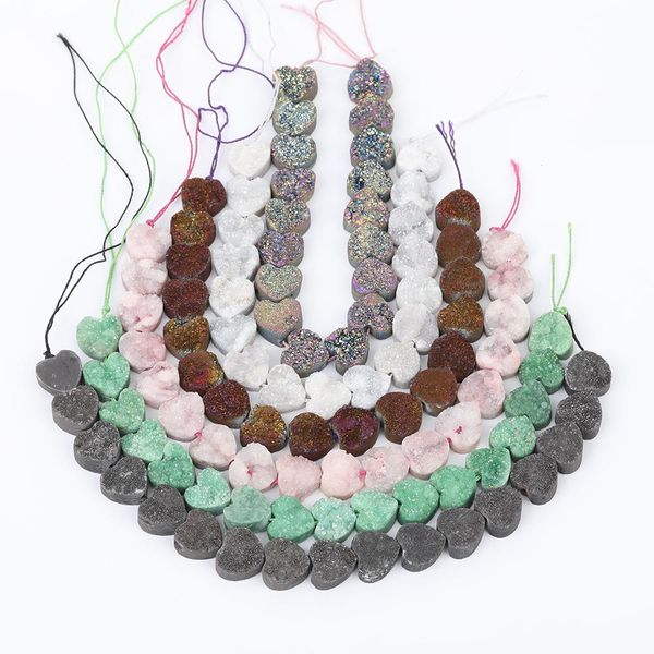 crystal 17pcs/strand.12mm middle drilled titanium natural druzy geode stones heartshape loose beads pendant necklace strand xfx161amfj
crystal 17pcs/strand.12mm middle drilled titanium natural druzy geode stones heartshape loose beads pendant necklace strand xfx161amfj
