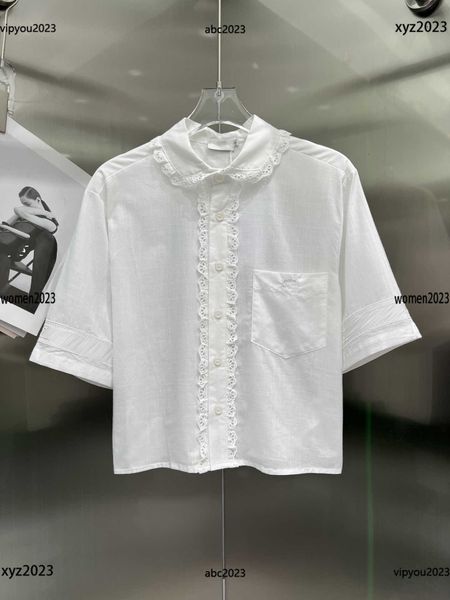 designer blouse 3/4 sleeve design shirt size s-l fashion temperament lace small lapel tees may18, White
designer blouse 3/4 sleeve design shirt size s-l fashion temperament lace small lapel tees may18, White