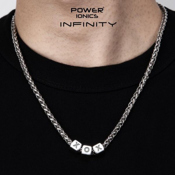 necklaces power ionics infinity series new trendy cuban chain 5mm men women fashion jewelry health germanium necklace engraved gifts, Silver
necklaces power ionics infinity series new trendy cuban chain 5mm men women fashion jewelry health germanium necklace engraved gifts, Silver