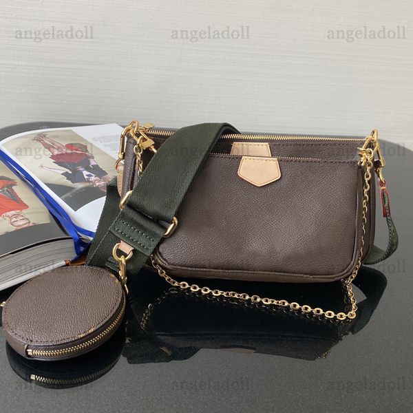 10a mirror quality designers 3 pieces mutil pochette bag small womens canvas handbag luxury crossbody shoulder gold chain strap bags with mi
10a mirror quality designers 3 pieces mutil pochette bag small womens canvas handbag luxury crossbody shoulder gold chain strap bags with mi