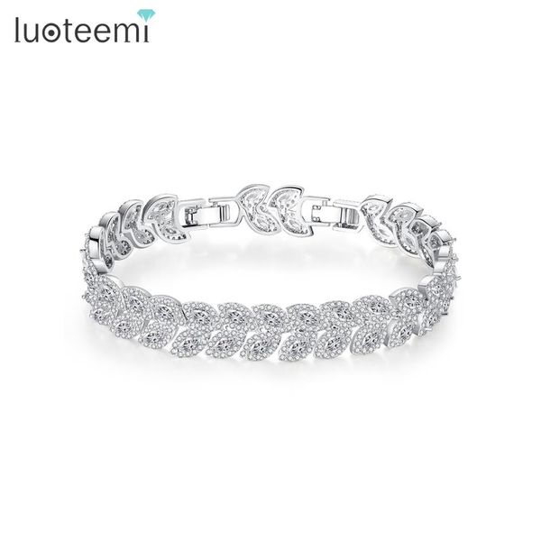 bangle luoteemi exquisite leafshaped bracelet for women party wedding bileklik luxury cz double colors stone jewelry christmas gifts, Black
bangle luoteemi exquisite leafshaped bracelet for women party wedding bileklik luxury cz double colors stone jewelry christmas gifts, Black