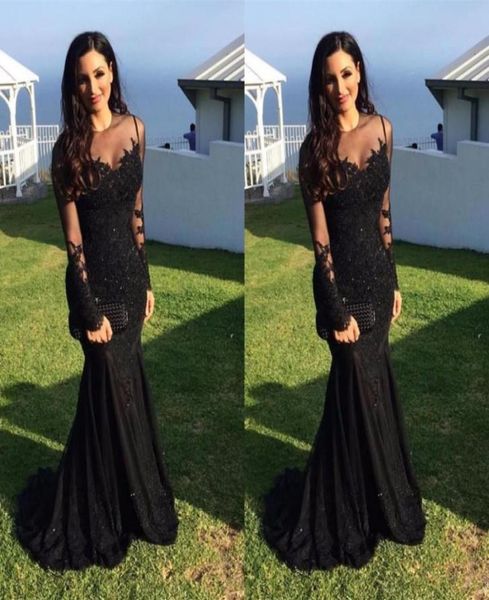 black arabic satin mermaid prom dresses sheer long sleeves lace appliques beaded plus size formal party evening gowns robes de soi7137796
black arabic satin mermaid prom dresses sheer long sleeves lace appliques beaded plus size formal party evening gowns robes de soi7137796