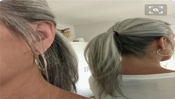 wrap around ponytail silver gray hair one piece clip in pony tial hair extensions 14inch 80g120g for girl lady women dyed gr6798716, Black
wrap around ponytail silver gray hair one piece clip in pony tial hair extensions 14inch 80g120g for girl lady women dyed gr6798716, Black