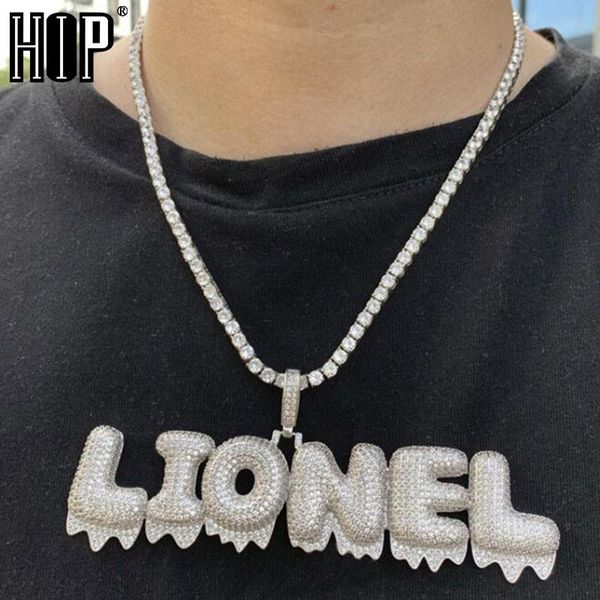necklaces hip hop iced out bubble letters custom name cubic zircon drip chain pendants necklaces for men jewelry with tennis chain, Silver
necklaces hip hop iced out bubble letters custom name cubic zircon drip chain pendants necklaces for men jewelry with tennis chain, Silver