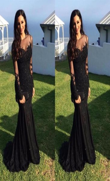black arabic satin mermaid prom dresses sheer long sleeves lace appliques beaded plus size formal party evening gowns robes de soi7720405
black arabic satin mermaid prom dresses sheer long sleeves lace appliques beaded plus size formal party evening gowns robes de soi7720405