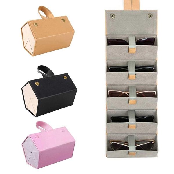 boxes multipurpose sunglasses storage box 5 slots portable glasses case foldable storage box various glasses packaging boxes, Black;white
boxes multipurpose sunglasses storage box 5 slots portable glasses case foldable storage box various glasses packaging boxes, Black;white