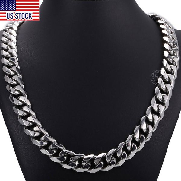 necklaces 14.5mm wide heavy polished 316l stainless steel mens necklace cut curb cuban link chain male jewelry dropshipping dhn48, Silver
necklaces 14.5mm wide heavy polished 316l stainless steel mens necklace cut curb cuban link chain male jewelry dropshipping dhn48, Silver