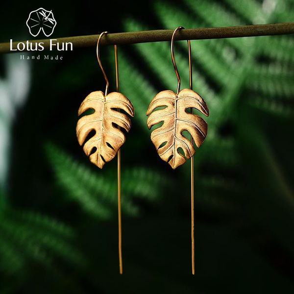 stud lotus fun real 925 sterling silver creative handmade design fine jewelry 18k gold monstera leaves drop earrings for women bijoux, Golden;silver
stud lotus fun real 925 sterling silver creative handmade design fine jewelry 18k gold monstera leaves drop earrings for women bijoux, Golden;silver