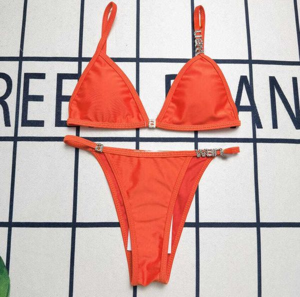 ladies letter aw bikini set fashion women's swimsuit simple strap biquini casual thin slim beachwear with waist chain 023, White;black
ladies letter aw bikini set fashion women's swimsuit simple strap biquini casual thin slim beachwear with waist chain 023, White;black