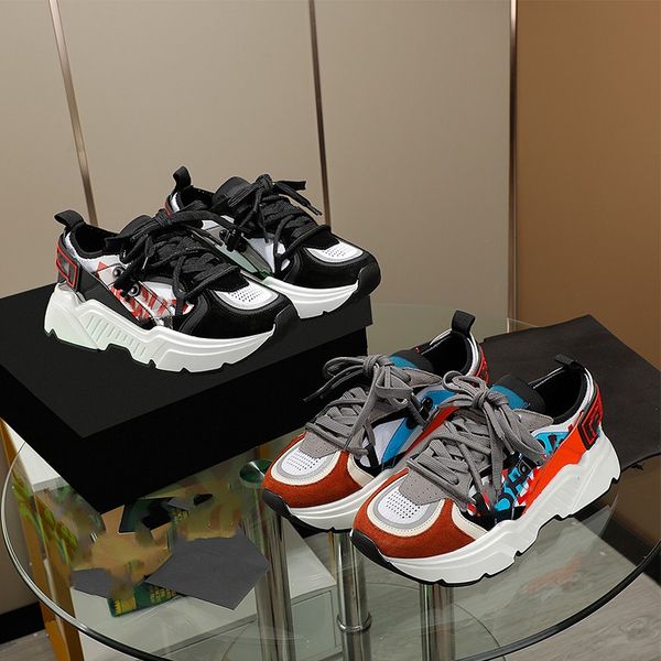 2023 new luxury design high-quality men's and women's casual sneakers leather breathable comfort, wear and slip 35-46, Black
2023 new luxury design high-quality men's and women's casual sneakers leather breathable comfort, wear and slip 35-46, Black