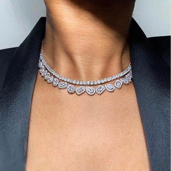 necklaces iced out bling sparking geometric round rectangle tear drop choker necklace for women fashion wedding engagement gift jewelry, Silver
necklaces iced out bling sparking geometric round rectangle tear drop choker necklace for women fashion wedding engagement gift jewelry, Silver
