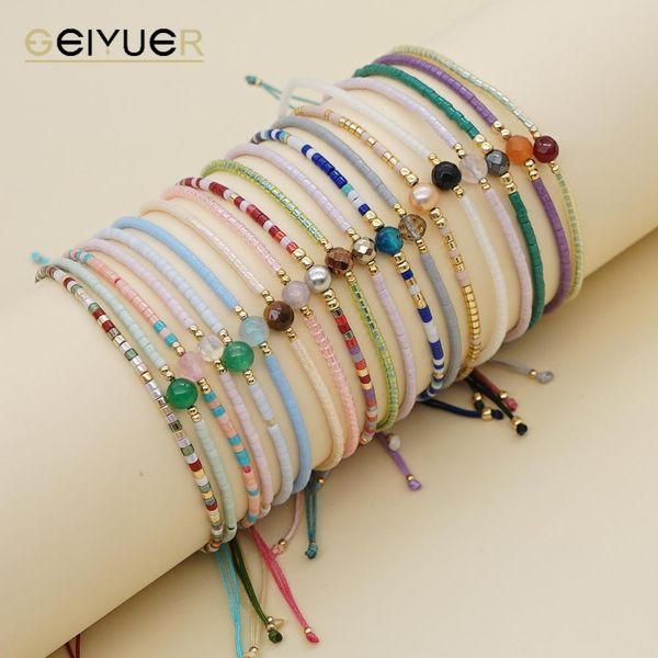 bangle 10pcs summer bohemian thin miyuki beaded stone crystal bracelets bangle for women handmade vintage ethnic knot thread bracelet, Black
bangle 10pcs summer bohemian thin miyuki beaded stone crystal bracelets bangle for women handmade vintage ethnic knot thread bracelet, Black