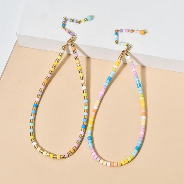 necklaces multicolor rainbow collar necklaces for women cute colorful beads statemet necklace choker jewelry boho accessories, Silver
necklaces multicolor rainbow collar necklaces for women cute colorful beads statemet necklace choker jewelry boho accessories, Silver