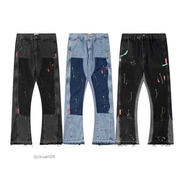 mens jeans pants galleryes sweatpants dept speckled letter print men's women's couple loose versatile casual straight 3h19, Blue
mens jeans pants galleryes sweatpants dept speckled letter print men's women's couple loose versatile casual straight 3h19, Blue