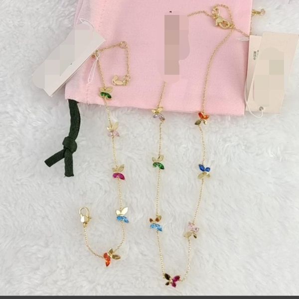 necklaces colorful gem butterfly necklace for women copper jewelry accessories good gift, Silver
necklaces colorful gem butterfly necklace for women copper jewelry accessories good gift, Silver