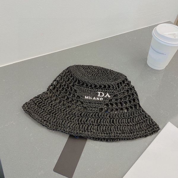luxury designer handmade straw bucket hat with embroidered letters: perfect for beach summer travel and stylish outfits, Blue;gray
luxury designer handmade straw bucket hat with embroidered letters: perfect for beach summer travel and stylish outfits, Blue;gray